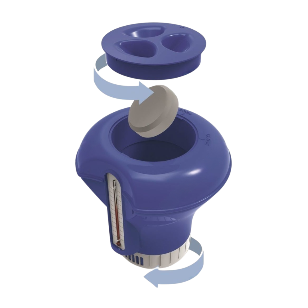 Cloro dispenser con termometro