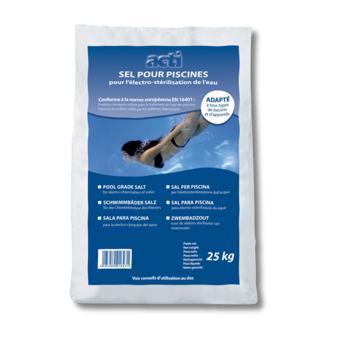 Sale speciale per piscine Appositamente studiato per l’elettrolisi dell’acqua
