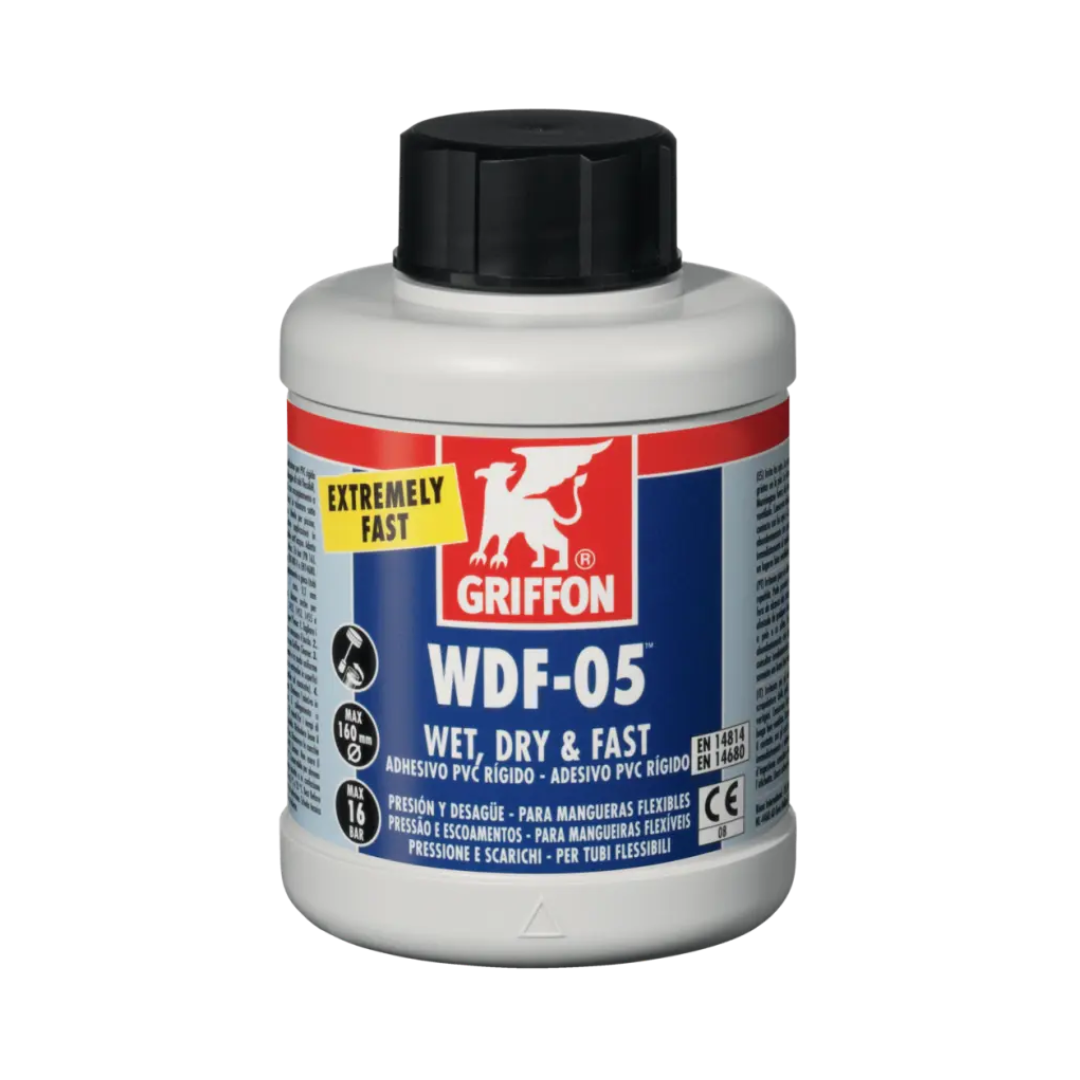 Colla rapida per raccordi in PVC flessibili GRIFFON WDF-05