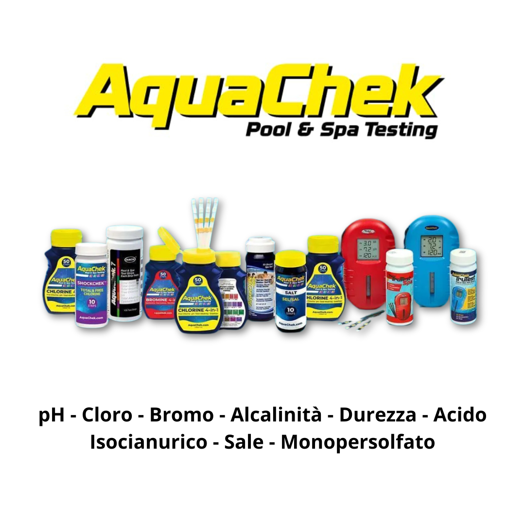 Reagenti Stick per misurare i valori dell'acqua della Piscina AquaChek