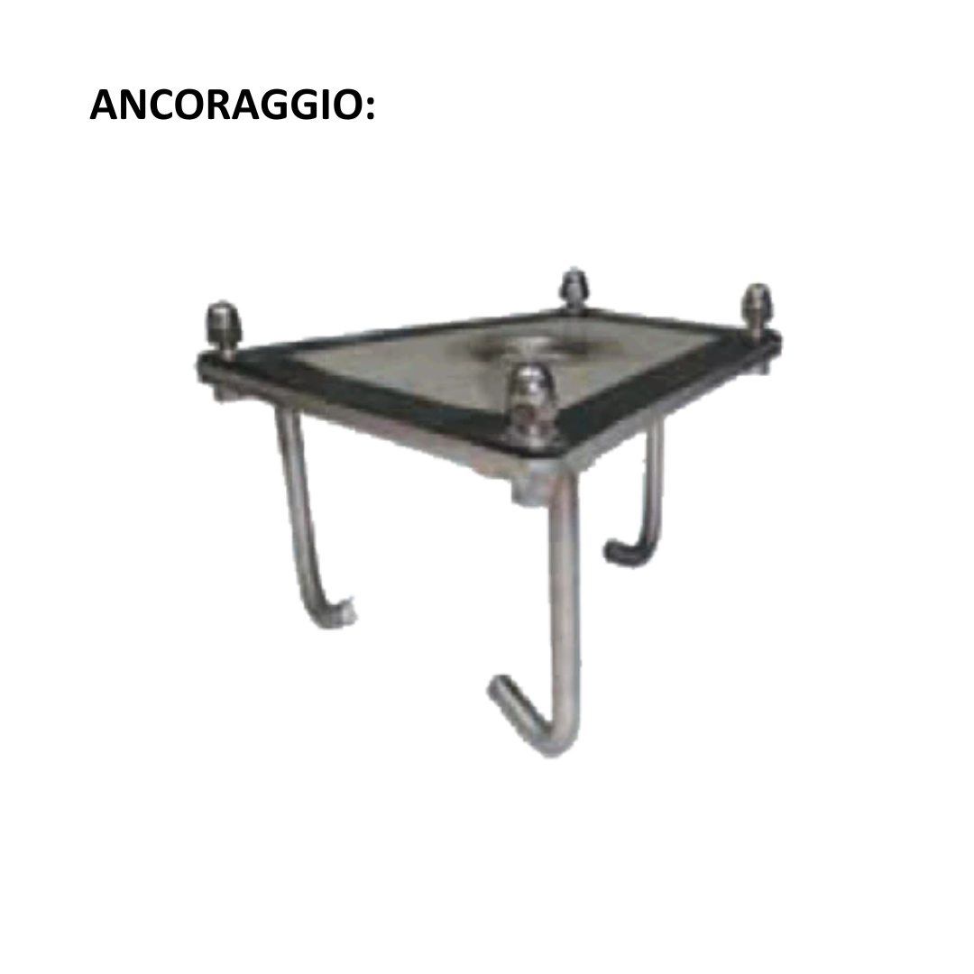 Cascata a Mezzaluna Satinata inox 316