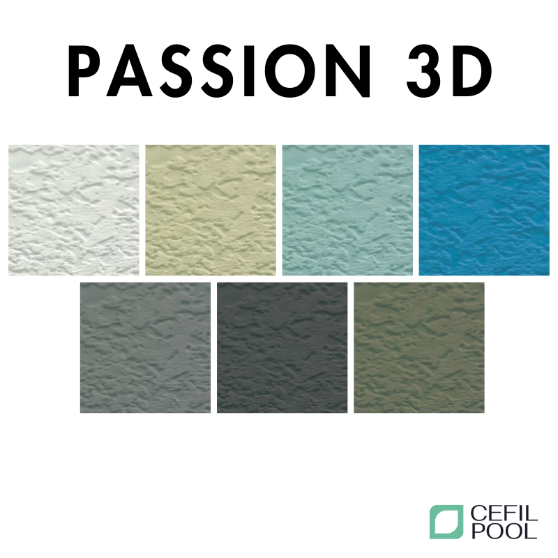 Rivestimento PVC Unicolor Passion 3D Laccato