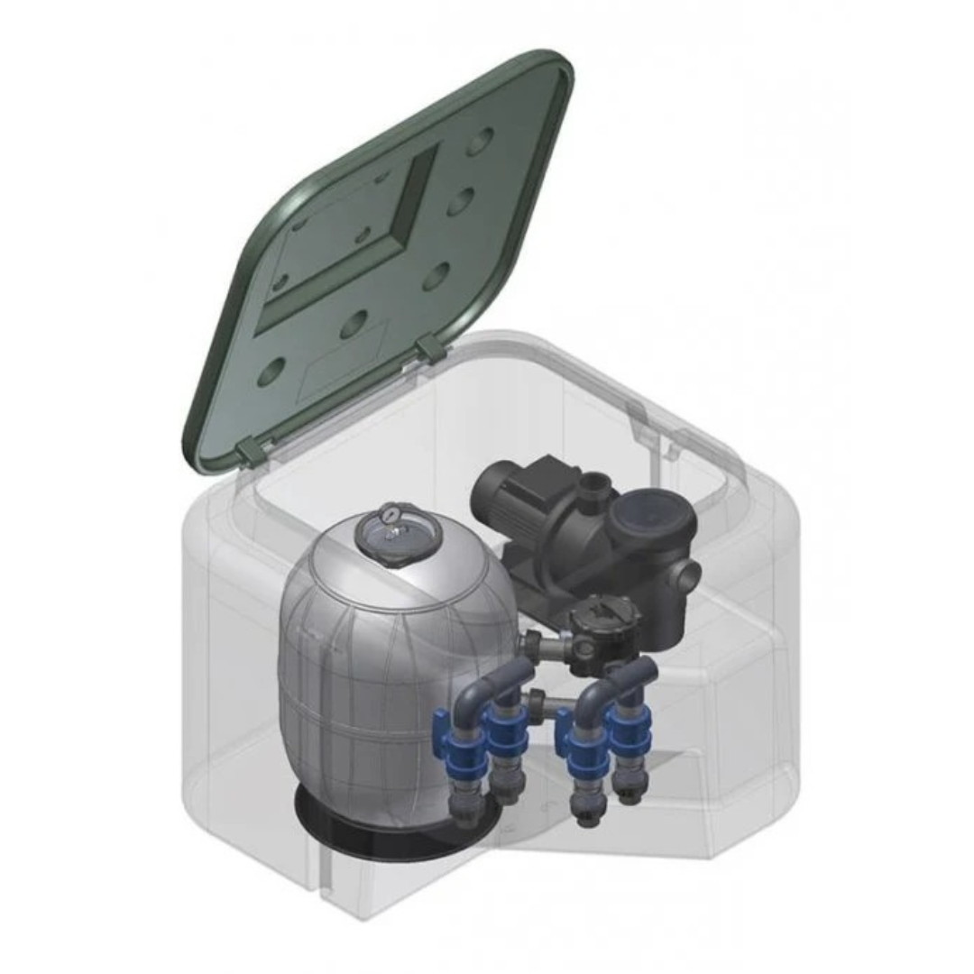 Locale Tecnico in Vetroresina Pre Assemblato