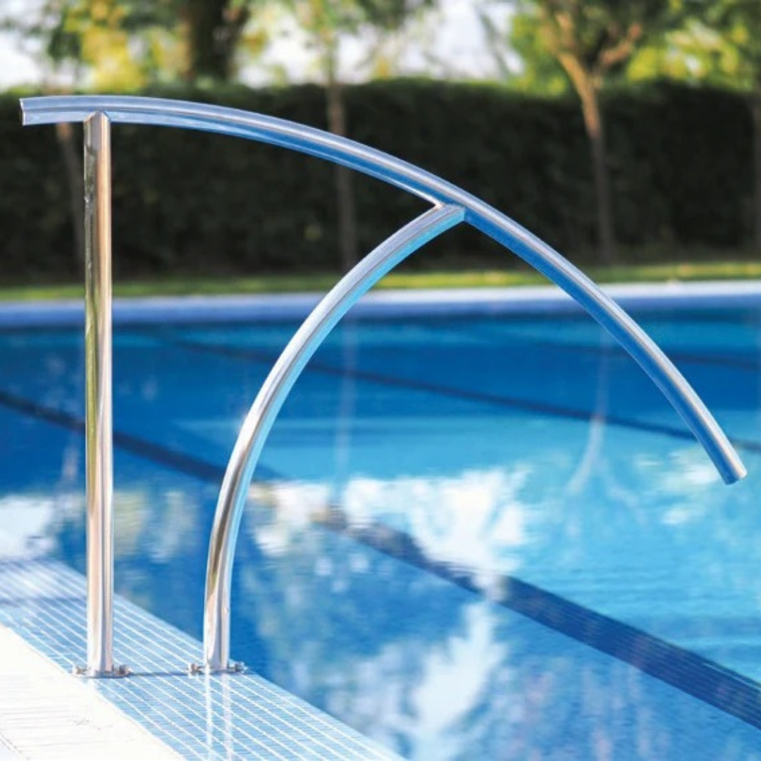 Passamano curvato elegante in Inox