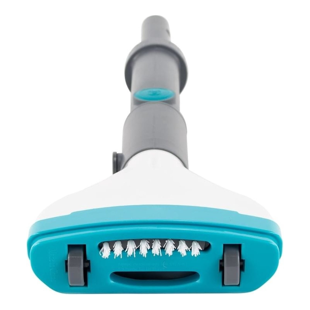 Pulitore manuale con sistema di aspirazione a batteria