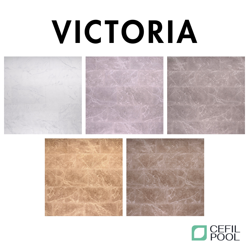 Rivestimento PVC Victoria Laccato