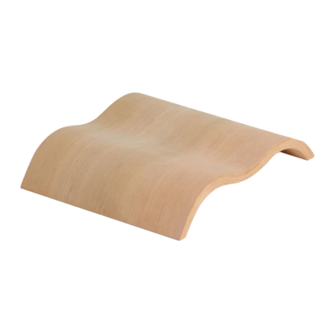 Poggiatesta onda in legno