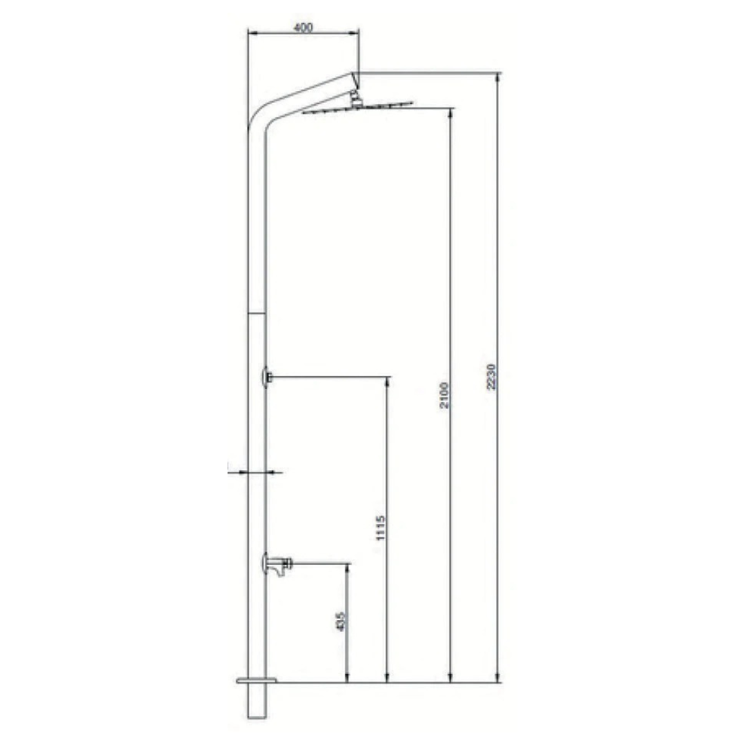 Doccia in Inox ORANA