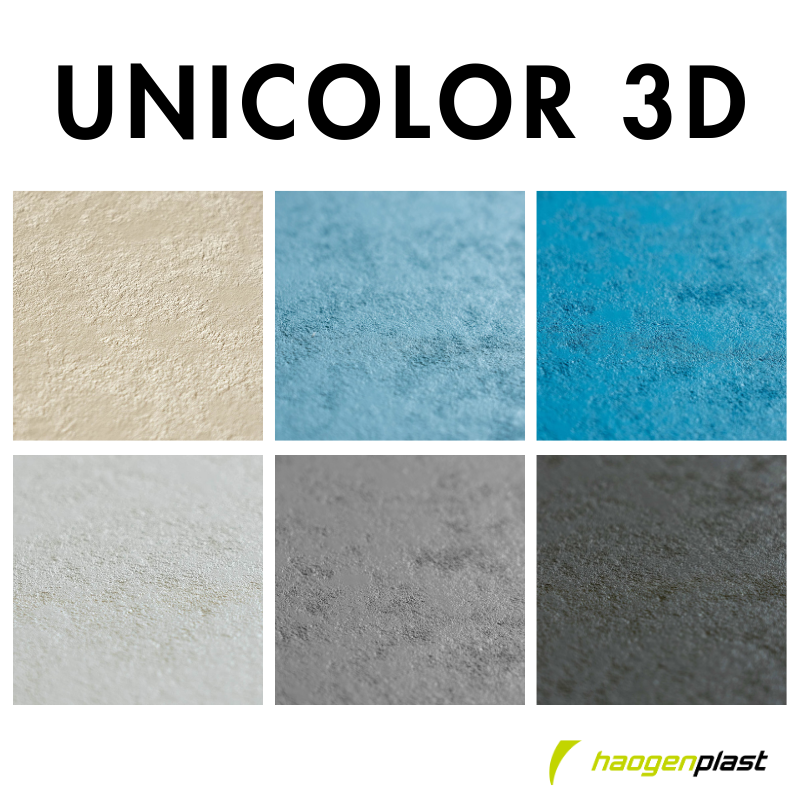 Rivestimento PVC Unicolor 3D