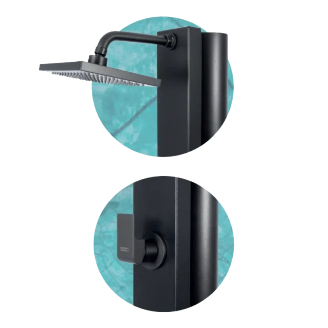 Doccia solare Watermixer Nera CRM 30L