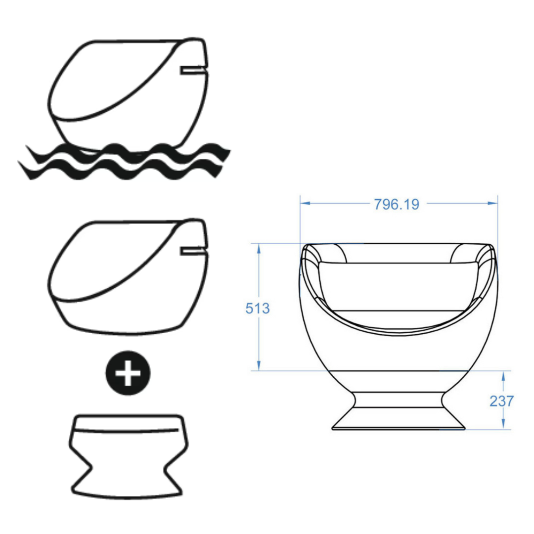Poltrona Galleggiante 3 in 1