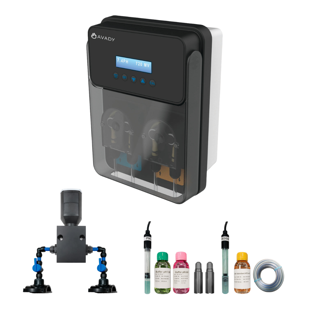 Sistema di dosaggio pH e Cloro Avady - DUO pH TURBOXY