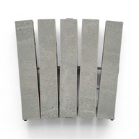 Griglia di sfioro In gres curvabile spessore 2,5cm - dimensioni 25x25cm - 5 listelli
