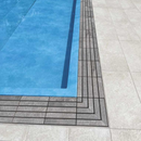 Griglia di sfioro In gres ad angolo spessore 2,5cm - dimensioni 25x25cm - 5 listelli