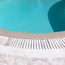 Griglia di sfioro In gres curvabile spessore 2,5cm - dimensioni 25x25cm - 5 listelli