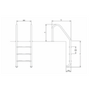 Scaletta Modello Trianon - AISI 304
