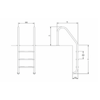 Scaletta Modello Trianon - AISI 304