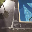 Griglia di sfioro In gres ad angolo spessore 2,5cm - dimensioni 25x25cm - 5 listelli