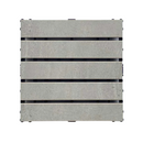Griglia di sfioro In gres dritta spessore 2,5cm - dimensioni 25x25cm