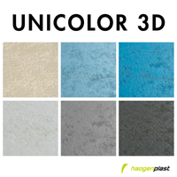 Rivestimento PVC Unicolor 3D