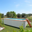 Piscina Fuoriterra FELICITY 3,95 X 2,65 H90cm