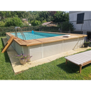 Piscina Fuoriterra FELICITY 3,95 X 2,65 H90cm