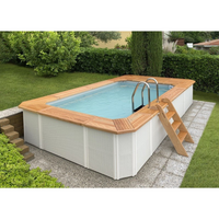 Piscina Fuoriterra FELICITY 3,95 X 2,65 H90cm
