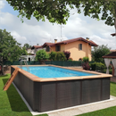 Piscina Fuoriterra FELICITY 3,95 X 2,65 H1,30m
