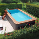 Piscina Fuoriterra FELICITY 3,95 X 2,65 H1,30m