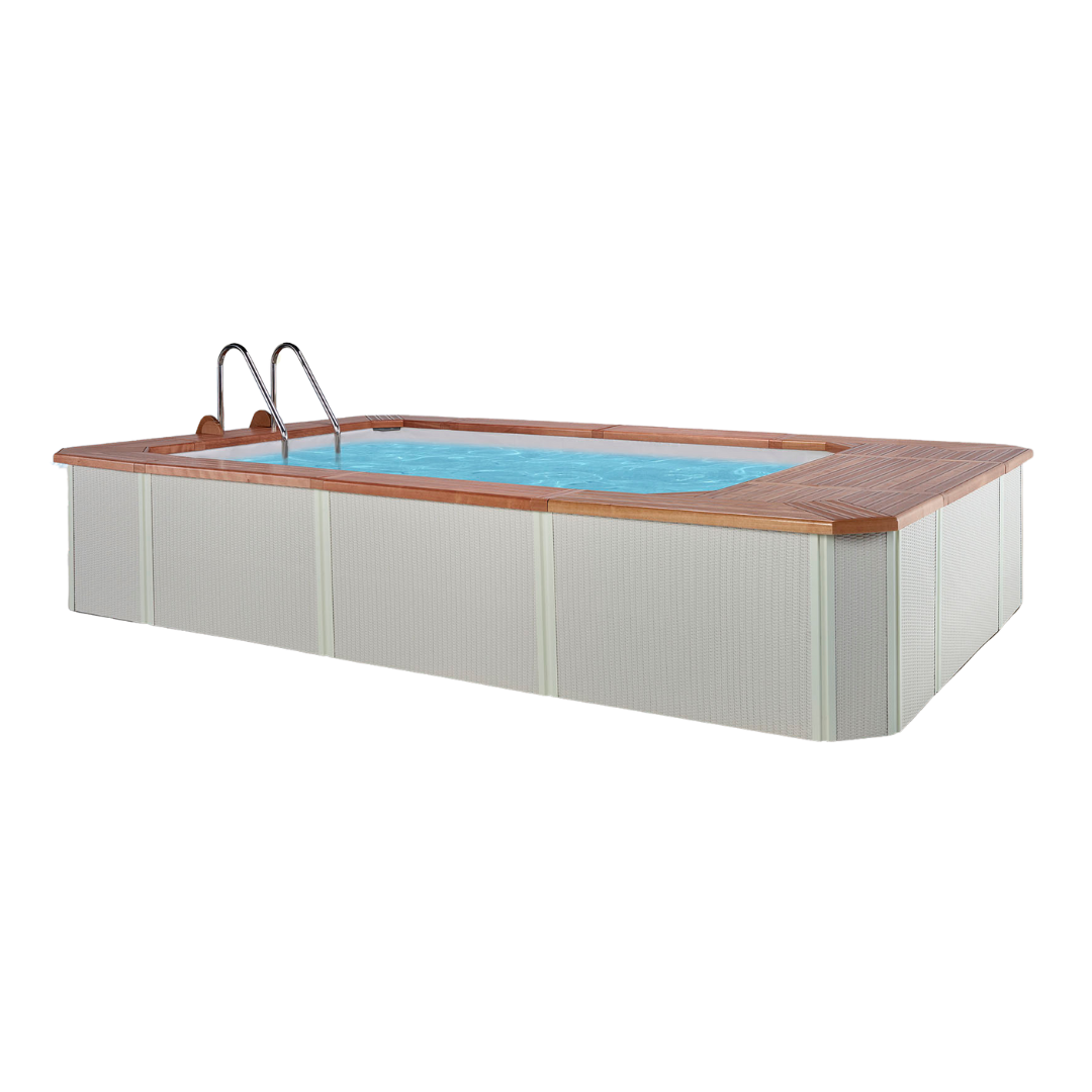 Piscina Fuoriterra FELICITY 3,95 X 2,65 H90cm