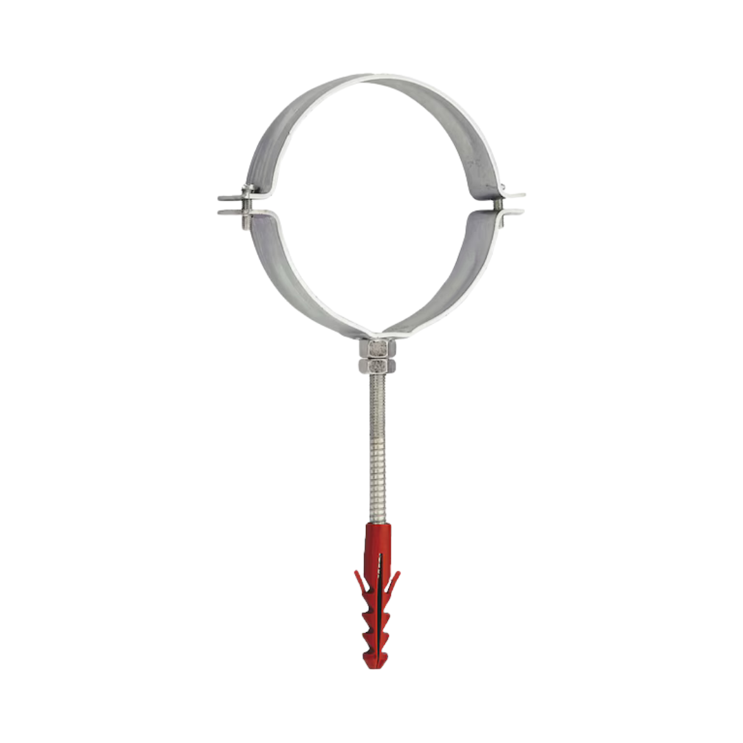 Collari di Supporto per Tubi in PVC Rigido in Metallo - Tutte le Misure