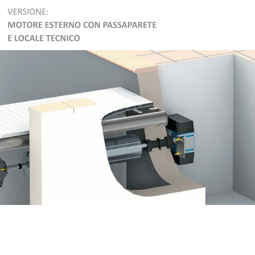 Copertura a Tapparella Immersa DIVER