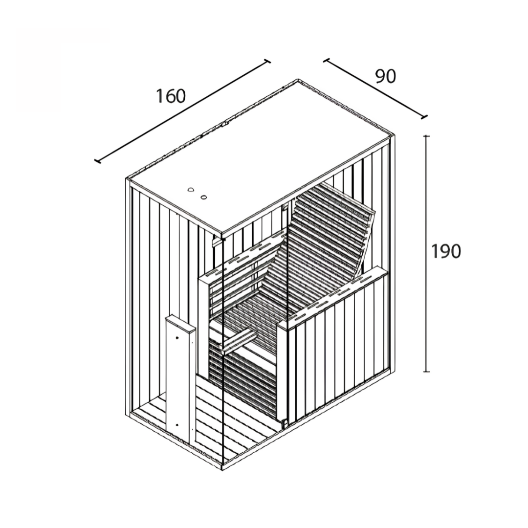 Sauna a Infrarossi - SOLE 100