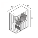 Sauna a Infrarossi - SOLE 100