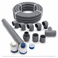 Kit Raccordi e Tubazioni Completo per impianto interrato - per piscine da 10 m³ a 40 m³