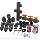 Kit Raccordi e Valvole Locale Tecnico - per piscine da 60 m³ a 85 m³ (22 m³/h)