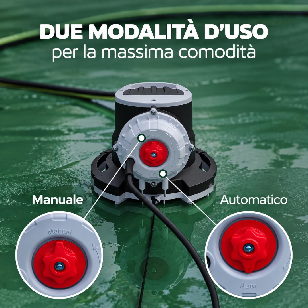 Pompa Svuota Telo per Coperture Piscina - D-COVER S
